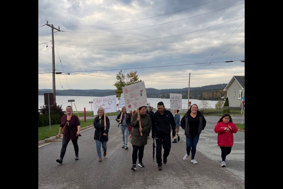 A snapshot of CHADWIC Home's 25th annual Take Back The Night March in Wawa on October 4th, 2023.

Courtesy of Paula Valois, executive director of CHADWIC House Inc.