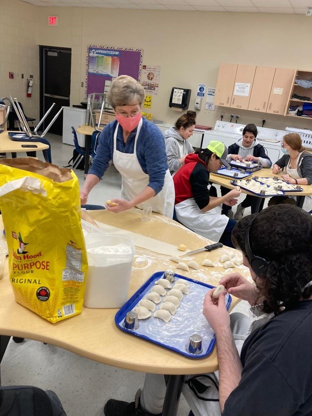 nip-redrockschool perogies for ukrainian family coming soon photo