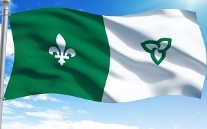 franco-ontarian day in schreiber flag photo3