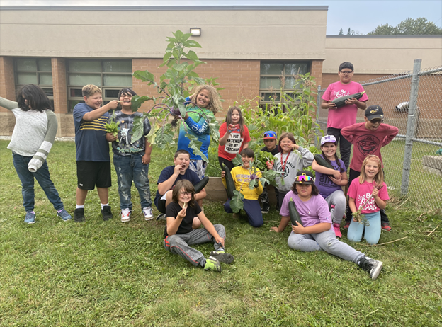 St. Edward Catholic School grade five students enjoy the harvest of their spring planted garden.
https://www.facebook.com/stedwardcatholicschool/