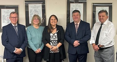 New Hornepayne Municipal Council. (left to right): Councillor Ted Scheniman, Councillor Belinda Kistemaker, Mayor Cheryl Fort, Councillor Peter Kistemaker, Councillor Drago Stefanic
www.facebook.com.hornepayne.com