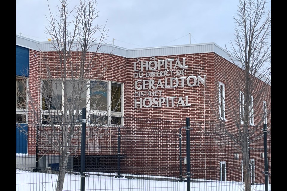 The Geraldton District Hospital pictured here on Dec. 12, 2023.