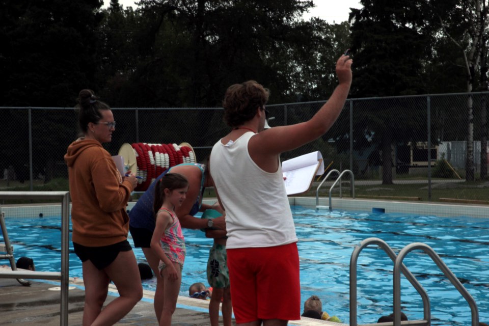 There were a variety of different events held during the Junior Olympics with prizes for the winners of each category.