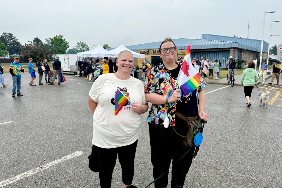 Co-organizers Elana Armitage (left) and Ray Taylor (right)