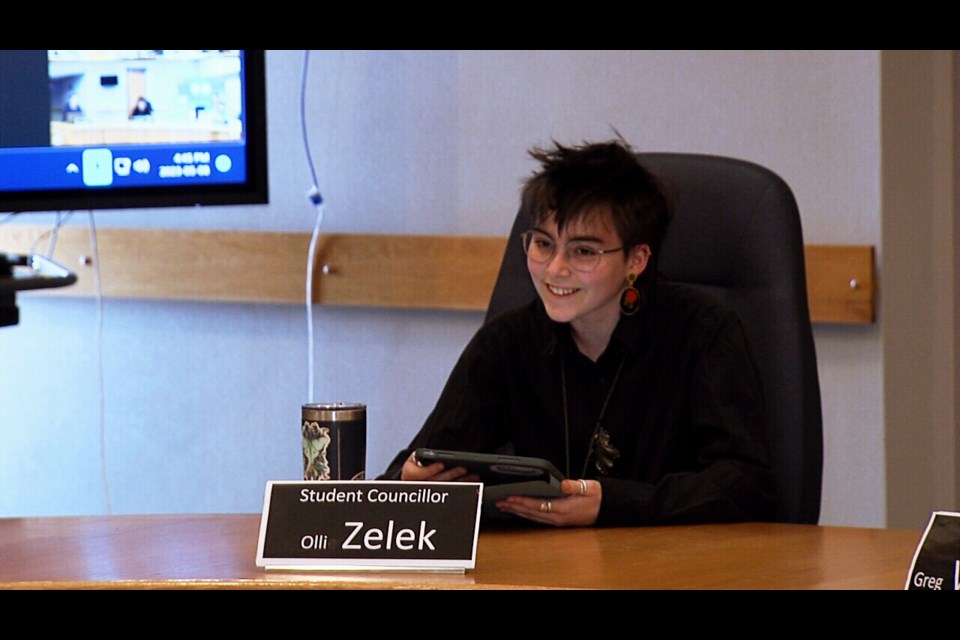 Olli Zelek Marathon Student Councilor. (Photo by Leigh Nunan)