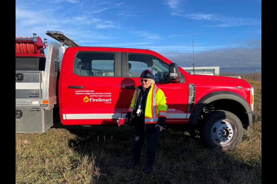 Monica Budiselic, emergency management coordinator and one of two fire marshalls at Matawa.

Photo by Austin Campbell.