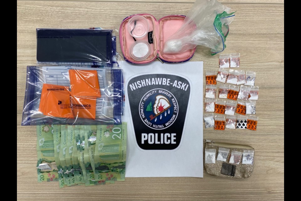 A quantity of cocaine, cash, and paraphernalia consistent with drug trafficking was also 
located inside the home and seized by police.(Photo submitted by NAPS)