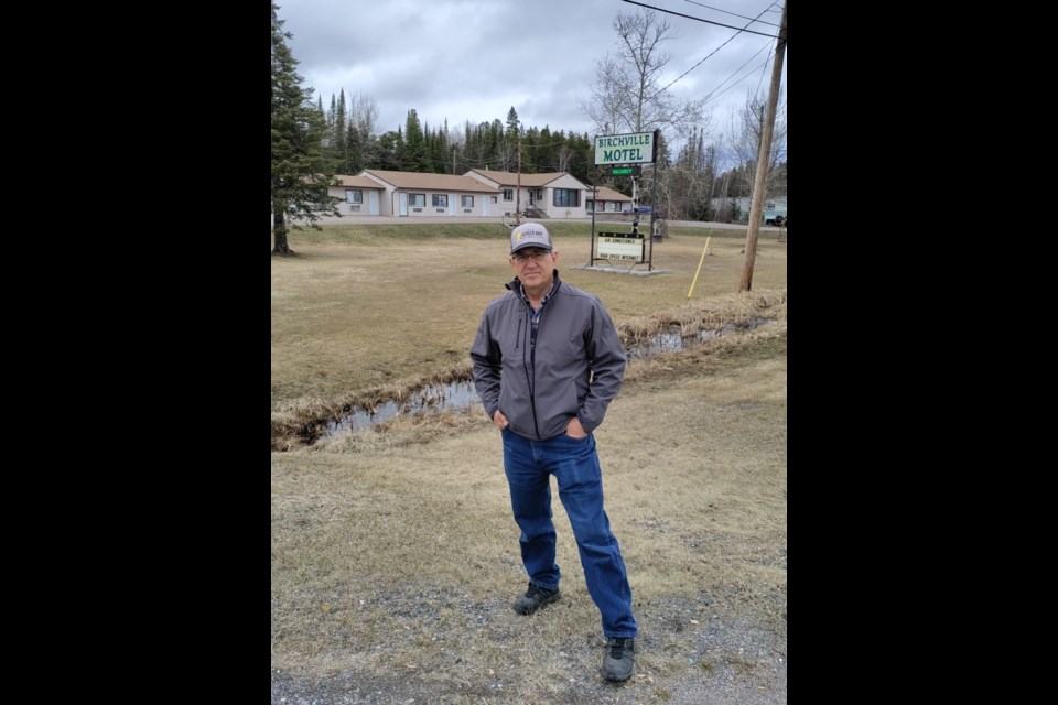 Alan Aubut, owner of The Birchville Motel in Nipigon. 