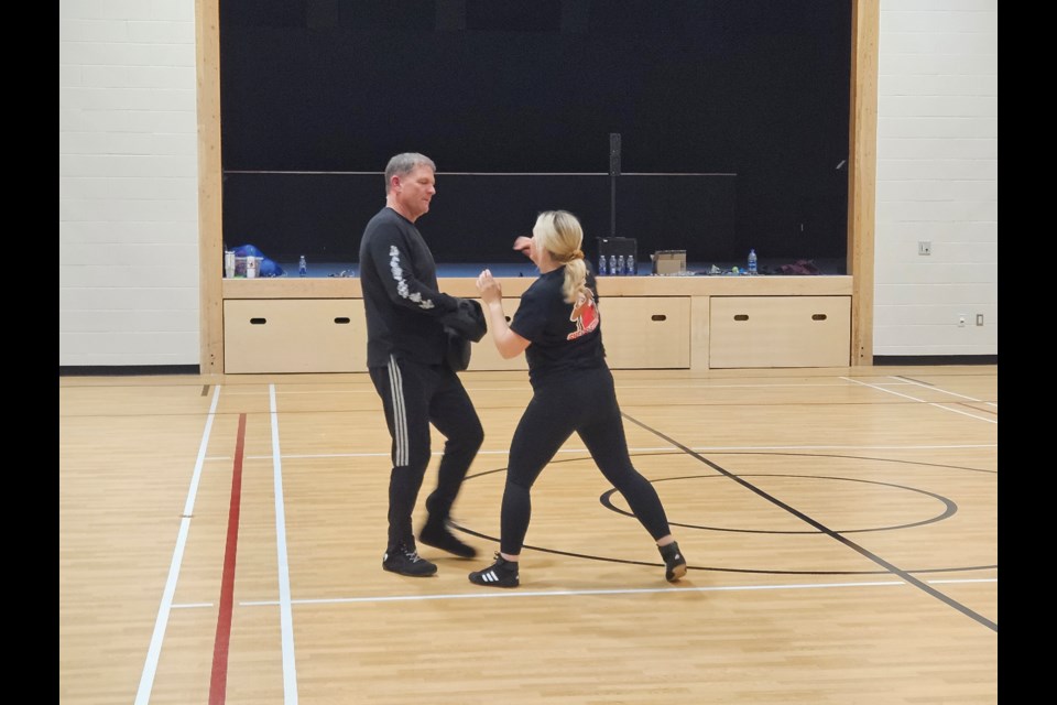 A self-defence workshop was held at Marathon High School on May 8, 2024.