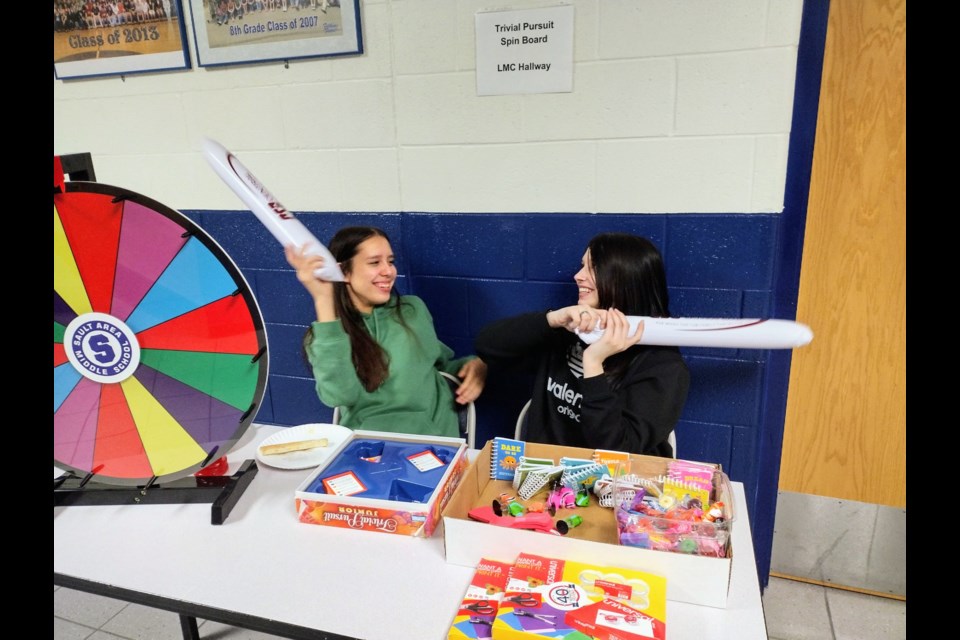 Sault Area Middle School welcomed nearly 200 students and visitors to Family Fun Night on Tuesday, Nov. 22, 2022. The night was filled with numerous activities for all, ranging from Native American exploration to STEM to dodgeball  