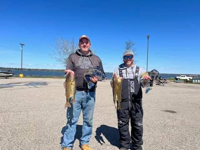 Sault Ste. Marie City Police Department Det. Phillip Donnay and Dane Stanaway won the 20th annual Bay of Pigs fishing tournament 