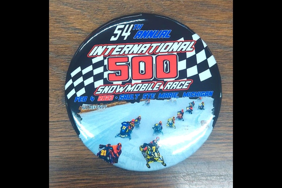 54th running I-500 button 