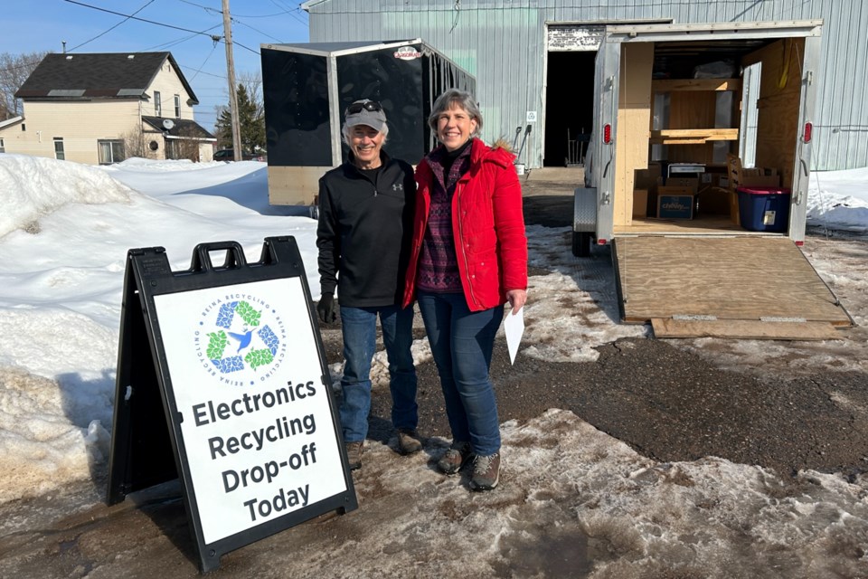 Chuck and Sherry Kruch opened Reina Recycling and Resource Recovery to help Sault residents properly dispose of unwanted electronics and other belongings.