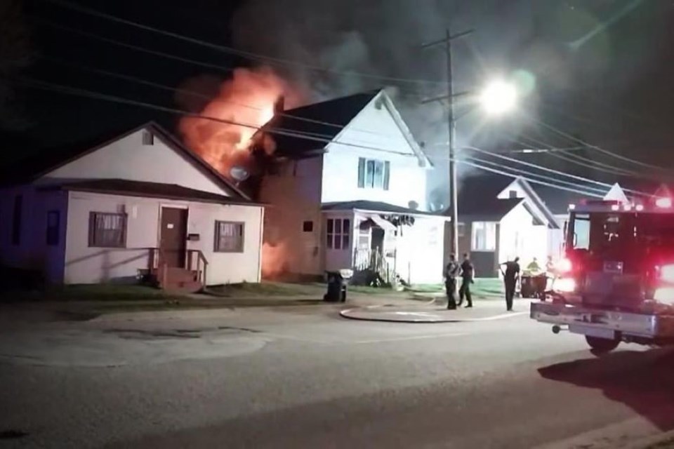 A structure fire in the 300 block of West Spruce Street claimed the life of one civilian on Monday night.