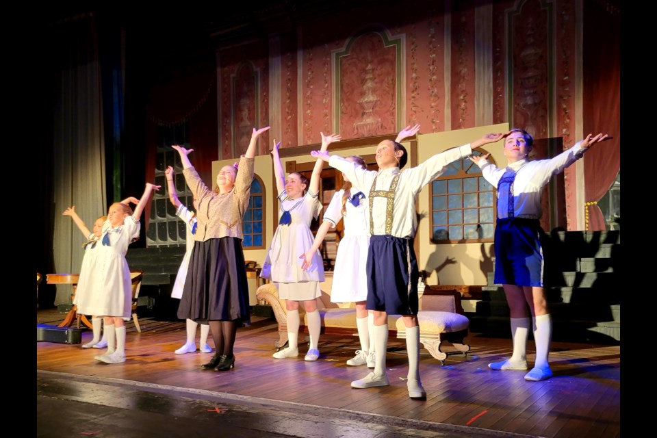 "The Sound of Music" dress rehearsal Monday evening at the Soo Theatre