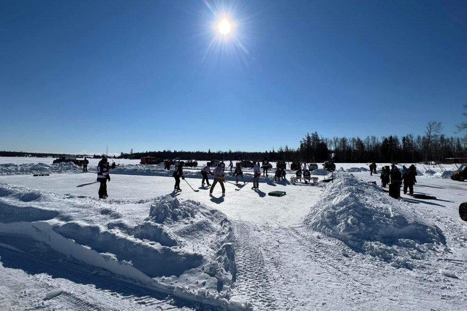 This year's pond hockey tournament in Barbeau has been cancelled.