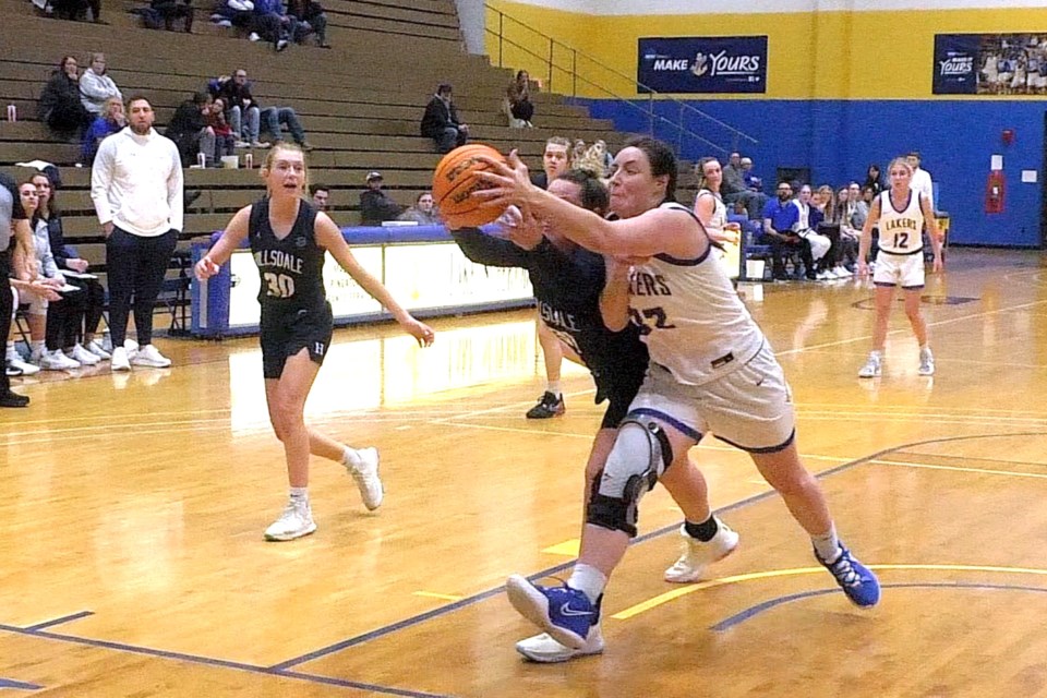 Lake Superior State University women's basketball team VS  Hillsdale Chargers.