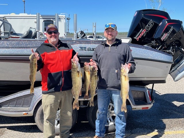 Tom Wrocklage and Andy Kableman took top prize in total weight
