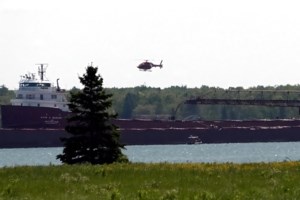 The latest on that huge freighter grounded near Neebish Island