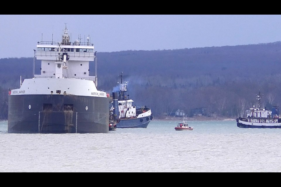 The United States Coast Guard continues to investigate the cause of why the American Mariner freighter hit the Mud Lake Junction Aid around 1a.m. Thursday.
