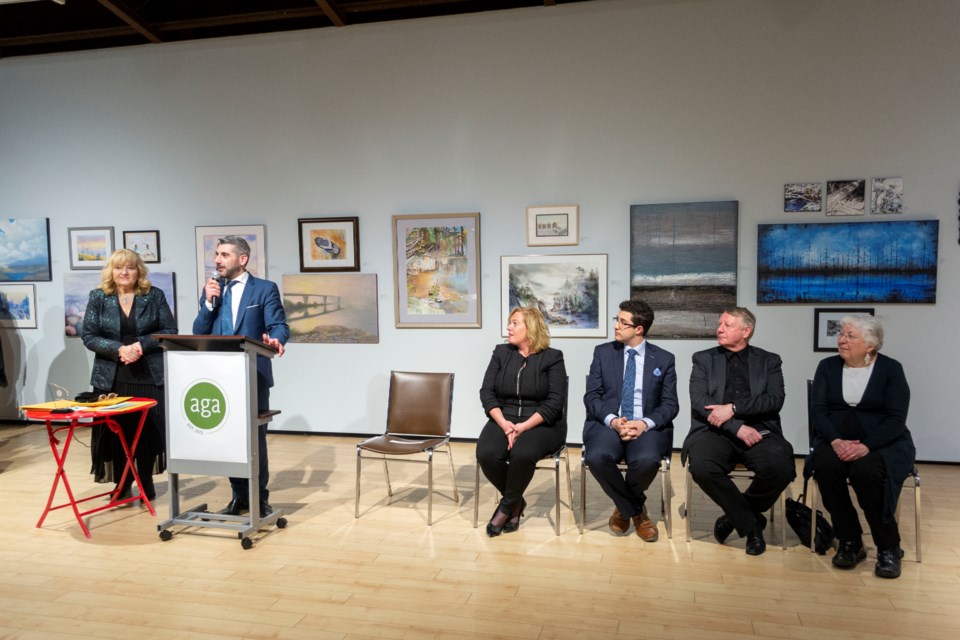 Photos from last year's Winter Festival of Art opening featuring Minister Ross Romano and Minister Lisa McLeod.