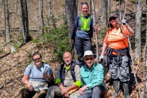 Volunteers prep hiking trail north of Desbarats