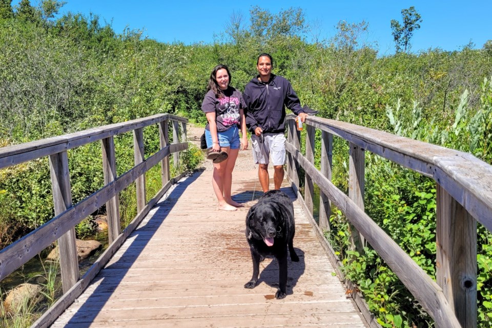 Winston Standingready, Bryanne Pearson and Ollie