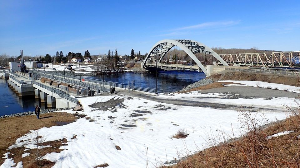 The water control dam was a mega project for the town replacing the original 1911 structure. Maggie Wilson for BayToday