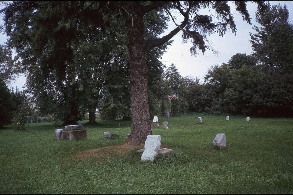 The Old Town Cemetery on Queen Street is an officially recognized historic site. Photo courtesy of Sault Ste. Marie Museum.