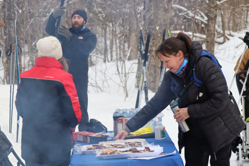 Hundreds of skiers and snowshoers were at Stokely Creek on Sunday as part of this year's edition of Chocolate Express in an effort to raise funds for ARCH Hospice. 