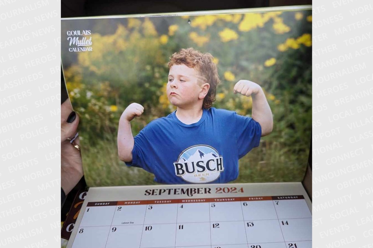 Goulais hairdresser creates the mulletthemed calendar you've been