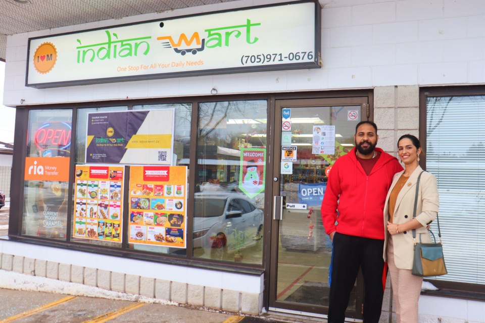 Guarav Khatri and Neetu Neetu have come a long way since moving to the Sault in 2019, headlined by the purchase and expansion of their grocery store business Indian Mart. 