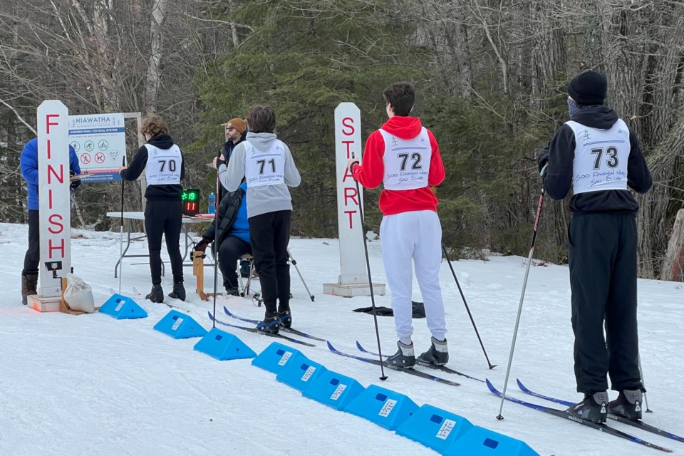 High school athletes qualified for NOSSA last week during the citywide Nordic Skiing Championship at Hiawatha Highlands