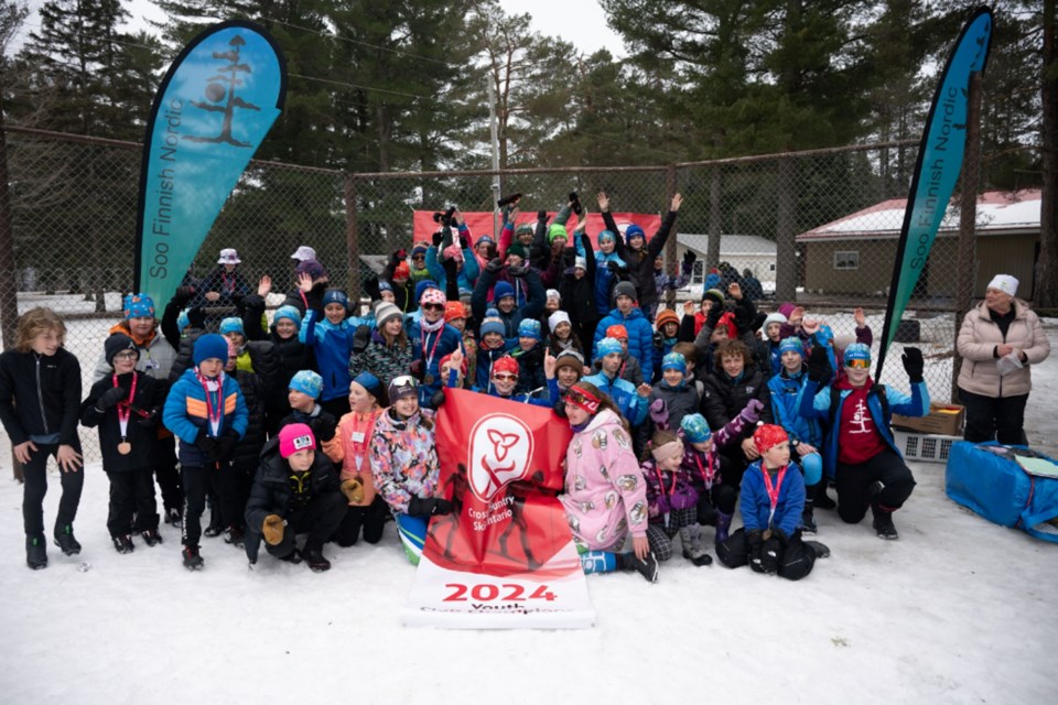 Skiers with the Soo Finnish Nordic Ski Club represented 70 of the 240 competitors at the 2024 Ontario Youth Championships last weekend.