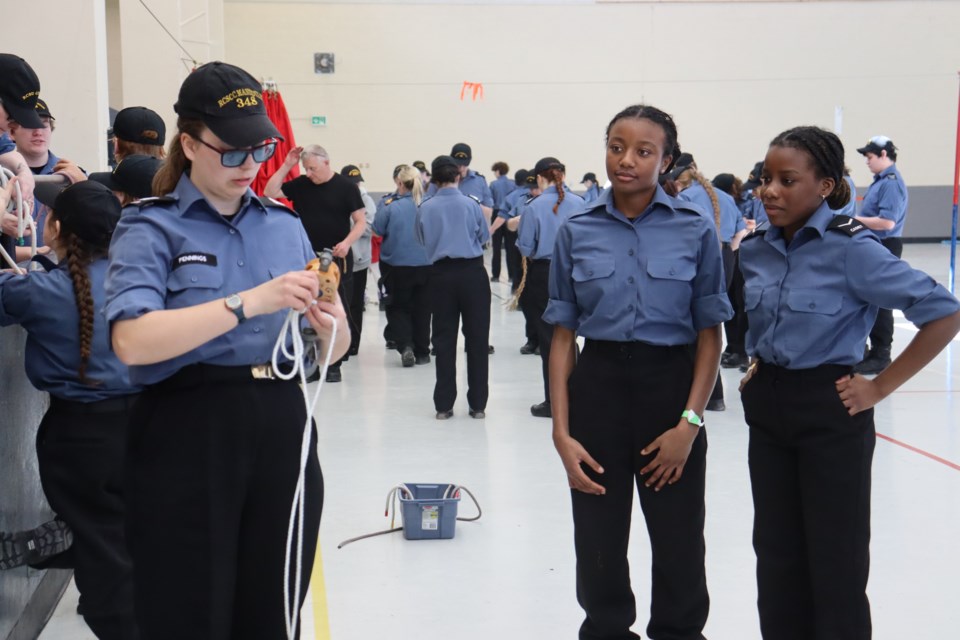 The Sault's Armoury is a busy place this weekend as cadets from around the north have come together for this year's Seamanship Skills Weekend.
