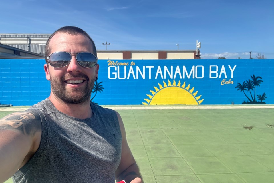 Sault-born country musician Tyson Hanes spent two weeks performing for U.S. troops this month, which included live shows in Guantanamo Bay, Cuba.
