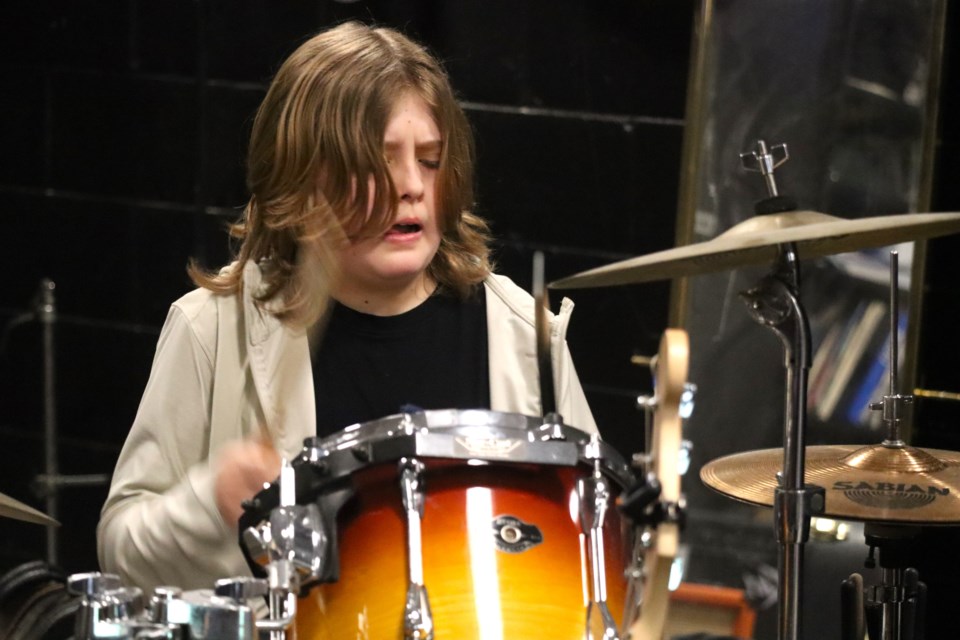 Picking up the drums for the first time just over a year ago, Grade 8 Korah student Eden St Amour will be performing for thousands of residents when Mustang Sally presents its upcoming "Out of This World" shows later this month.