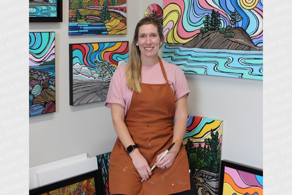 After rediscovering her passion for art during the pandemic, Amy Williams is getting ready to show off her Lake Superior and Algoma-inspired acrylic paintings at The Clio Art Fair in New York City next month.