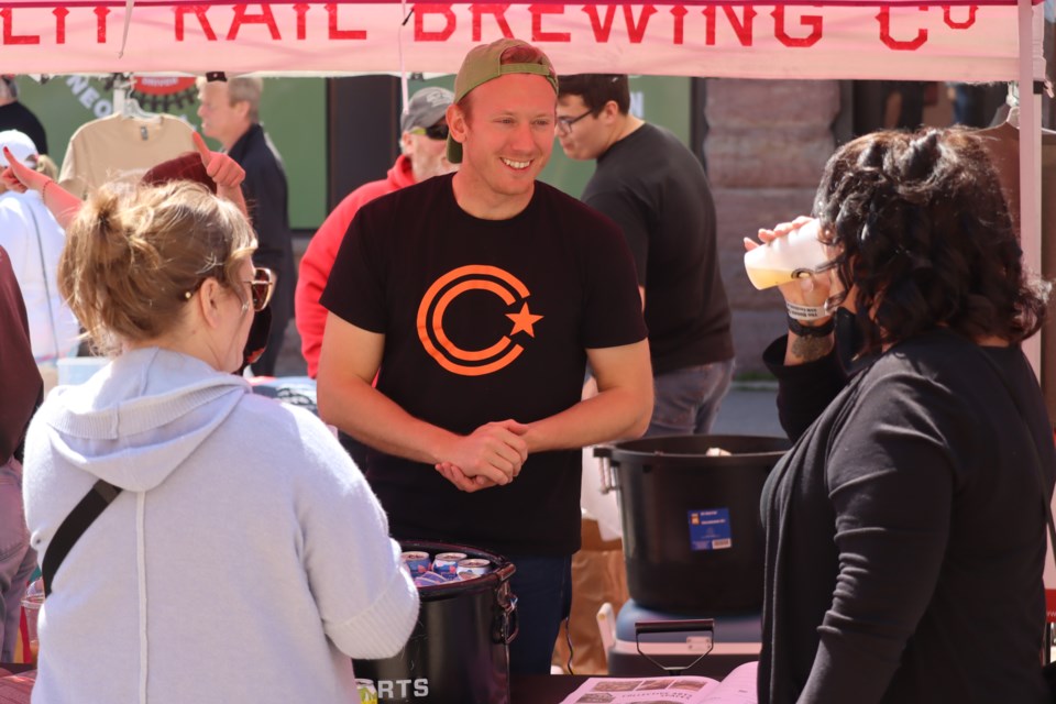 Residents could enjoy a cold one from up to 20 different Ontario breweries as the Festival of Beer packed Queen Street on May 4, 2024.
