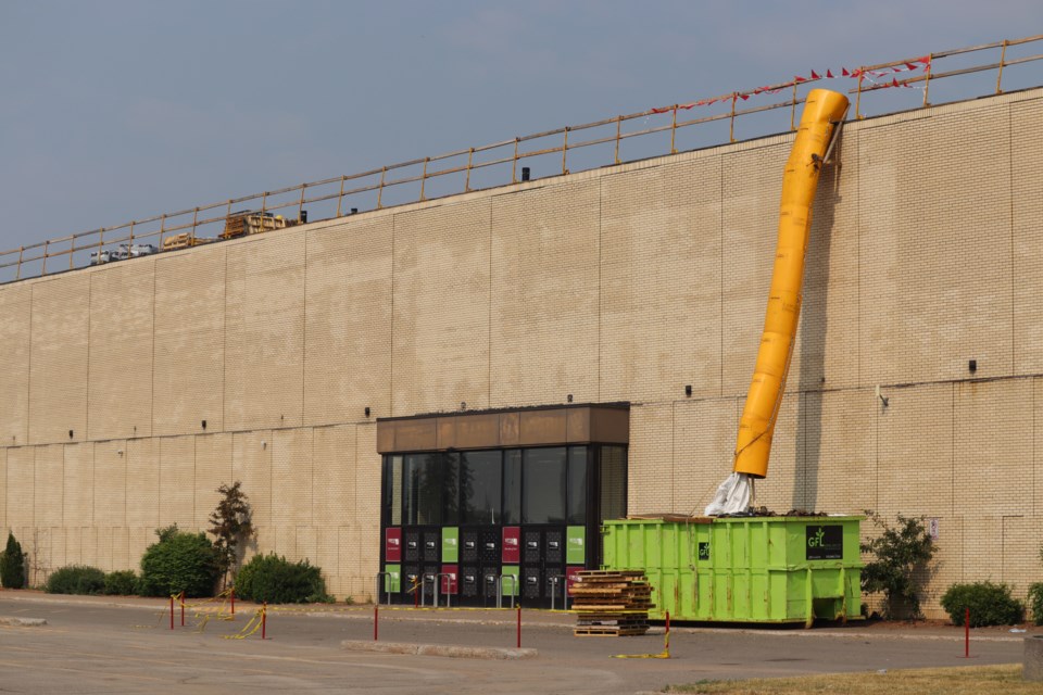 Construction crews have been busy at the former Sears in the Station Mall for exciting and surprising changes, according to the mall's social media.