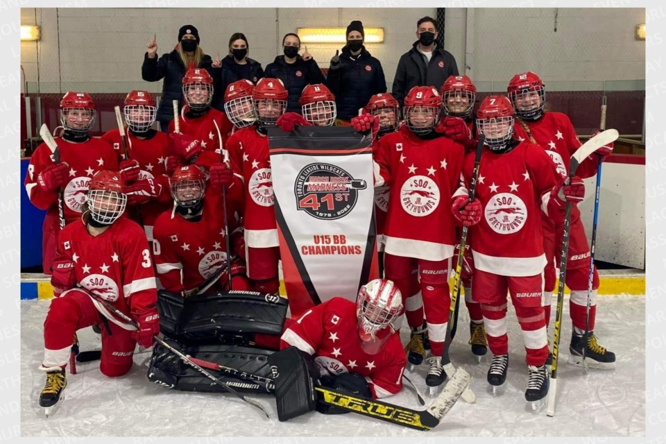 Last year's Soo Jr. Greyhound Girls U15 were crowned BB champions, featuring three female assistant coaches who will take over the team's bench next season.