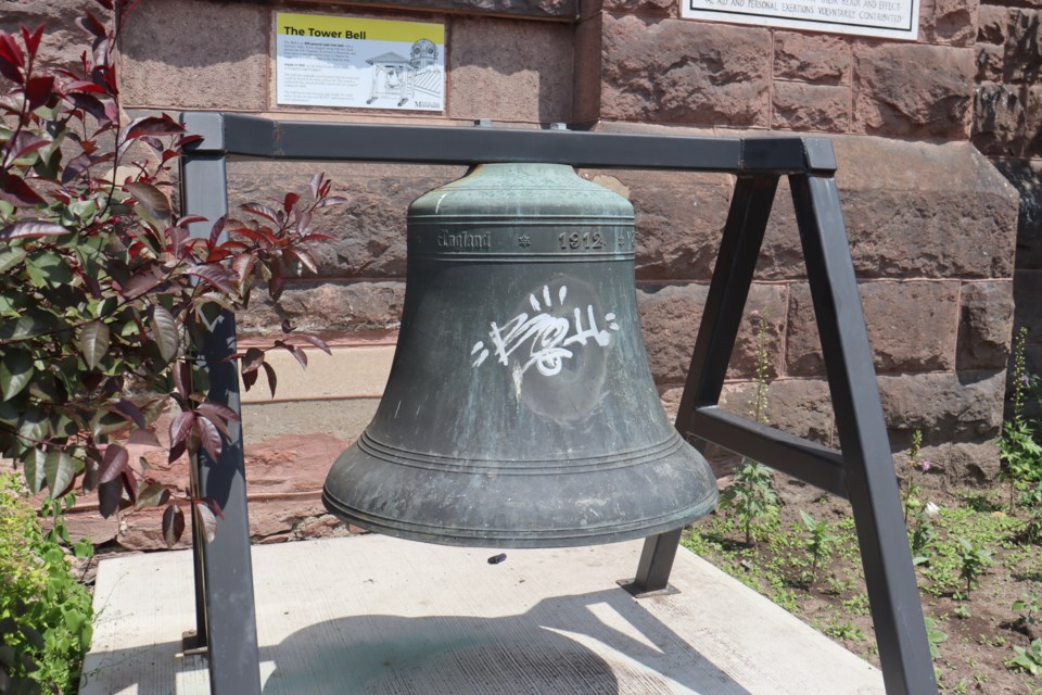 The Sault Ste. Marie Museum is figuring out their next course of action after their historic tower bell was tagged with graffiti last week