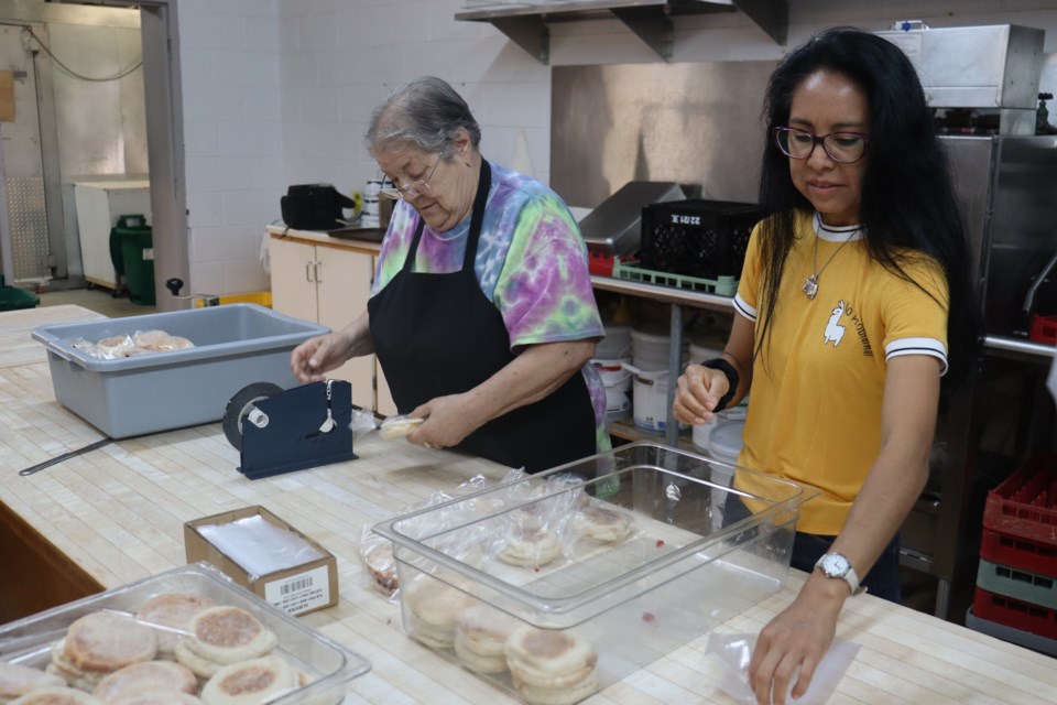 Volunteers at Harvest Algoma are working hard as they prep and package hundreds of healthy meals for the Every Breakfast Counts program, supplying nourishment to kids in need across the Sault. 