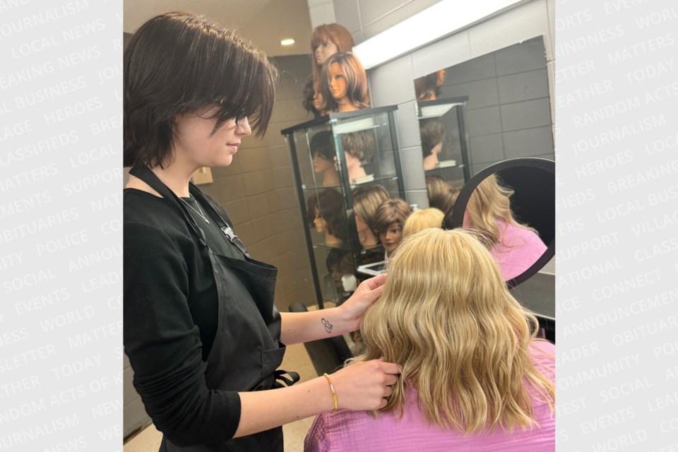 Hairstyling students at Sault College have been providing free wigs and fittings for clients who suffer with hair loss since 2013.