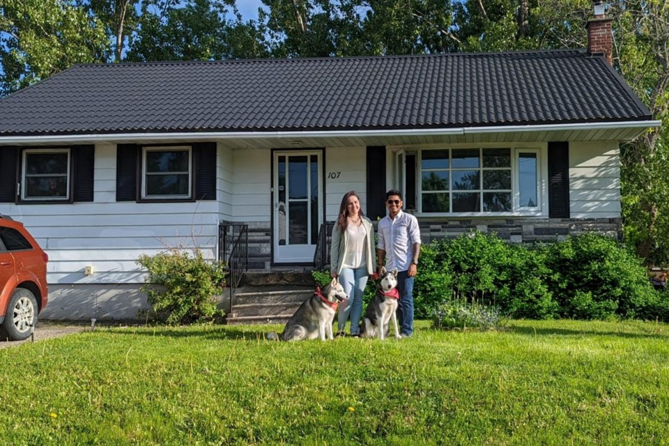 After relocating from Colombia to the Sault in 2021, Jose and Maria Andrade are less than two years away from owning their own house thanks to Requity Homes.