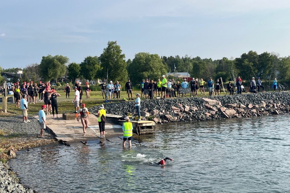 The 1st annual Copper Town Triathlon brought 100 participants together in Bruce Mines on July 23, 2023