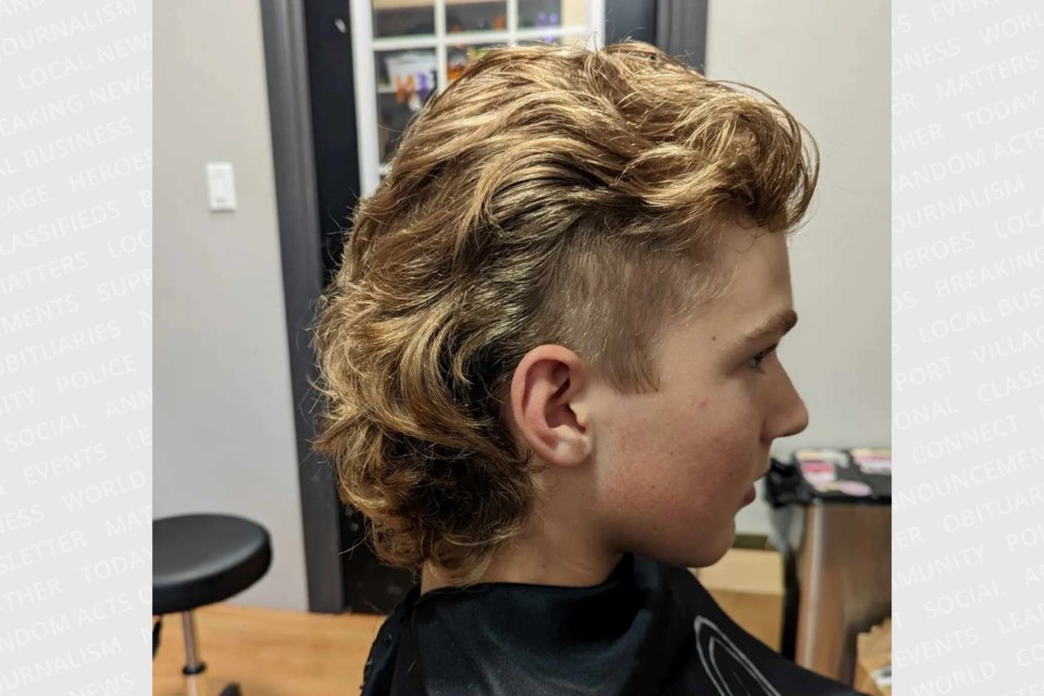 Kayla Matthews has been cutting and styling mullets for her clients at Backwoods Salon in Goulais since she graduated from Sault College
