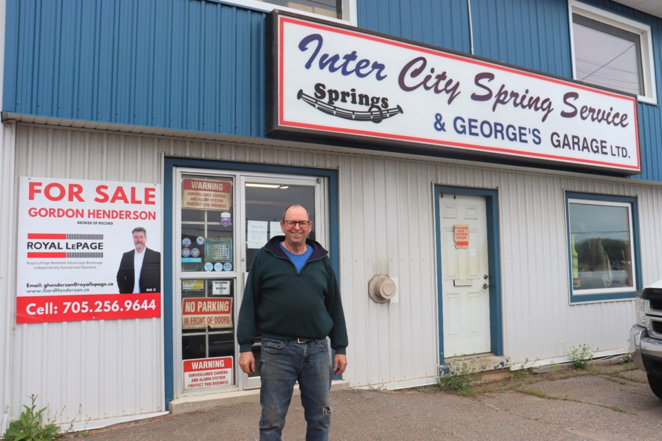 Inter City Spring Service & George's Garage Ltd. owner Mark Nott (pictured) is saying goodbye to his family's business after 68 years of operation in Sault Ste. Marie.