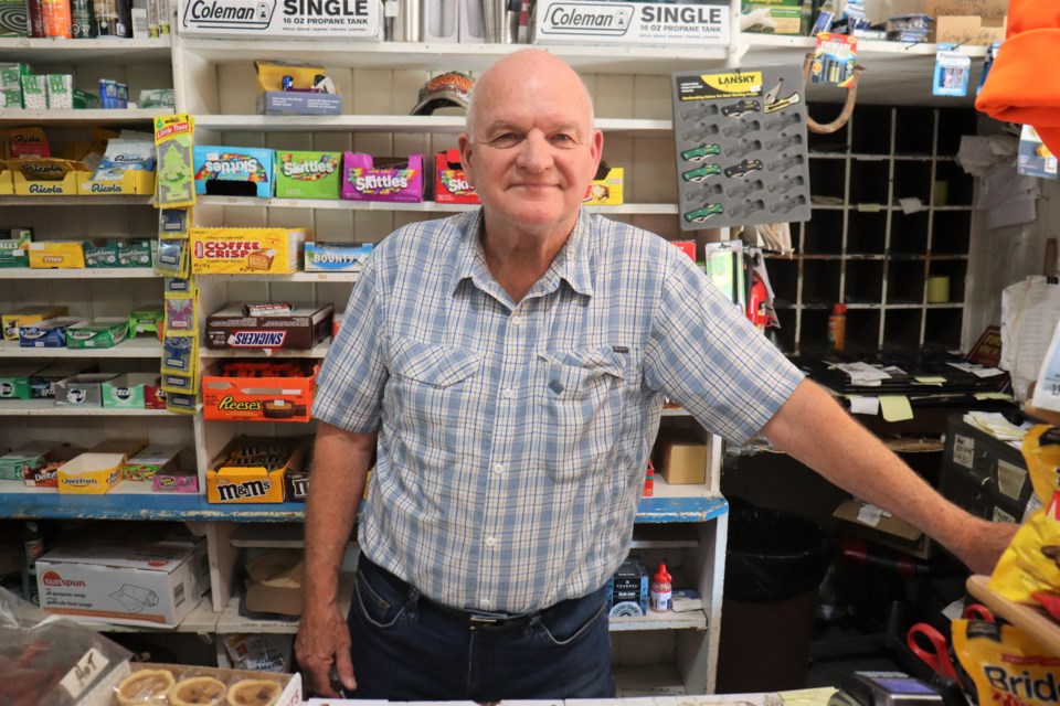 Merv Brooks (pictured) and his wife Kim will close the doors to Little Rapids General Store this week after providing goods and services for 42 years