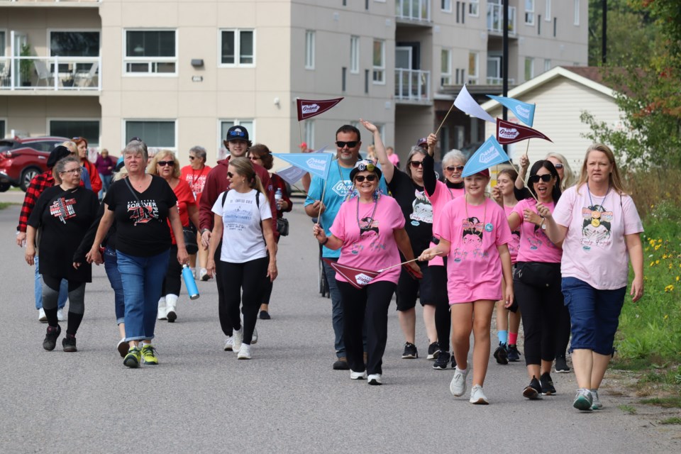 Dozens of Ontario Finnish Resthome Association and Foundation members and supporters walked in a Canada-wide Grand Parade in support of the new Mauno Kaihla Koti long-term care redevelopment fund on Sept. 16, 2023